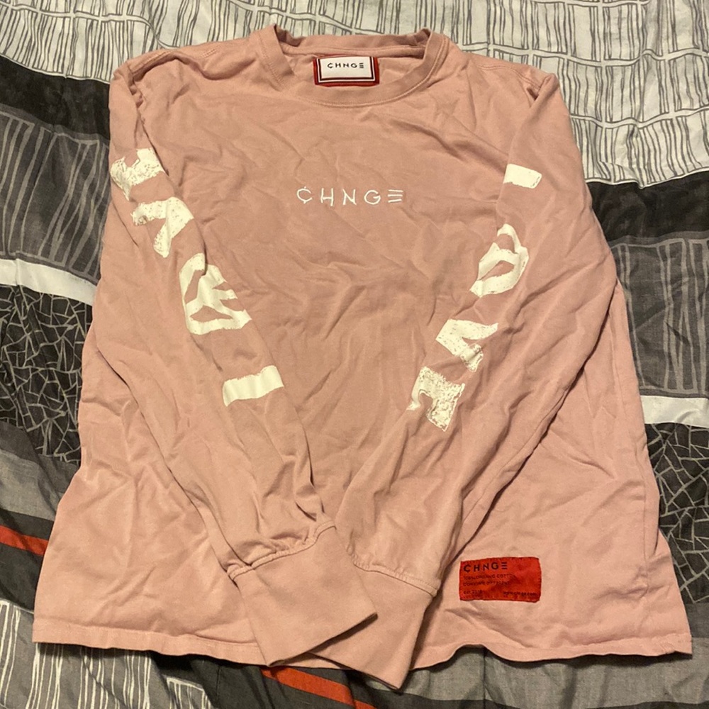 Change long sleeve t-shirt